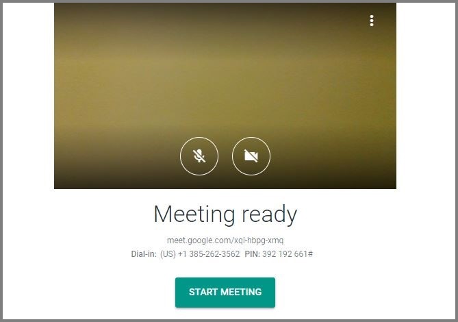 Start Meeting